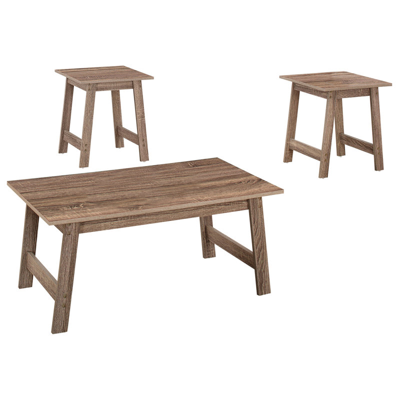 Interior Design Table: 3 pièces, tables basses et tables d'appoint en taupe