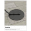 Lampe moderne et minimaliste en fer et aluminium