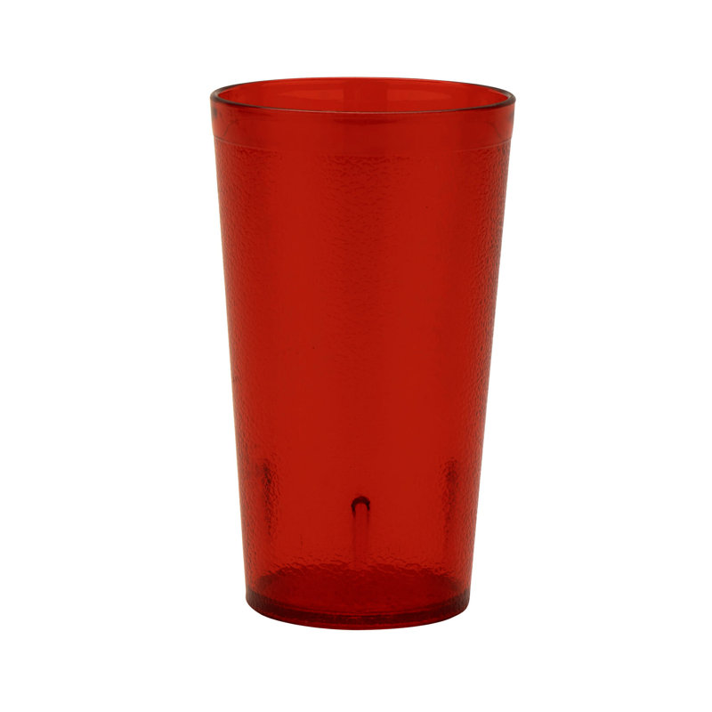 Gobelets de restaurant en plastique robustes, Verre à vin, Rouge
