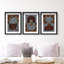 Checkered Dominos Set Shadowbox Abstract Print by Oliver Gal, Black Frame, 10 x 15-486910872-486910877