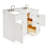 Partham 61" Double Bathroom Vanity Set-1258799904