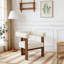 Chaise d'appoint moderne rembourrée avec accoudoirs ronds-1549766762