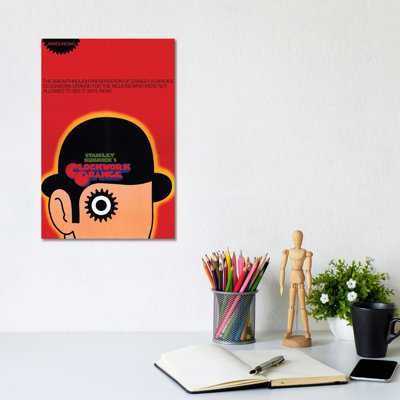 A Clockwork Orange Film Poster by Radio Days - Print on Canvas