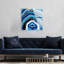Adore Cyan Geode Abstract Framed Acrylic Art by Oliver Gal-344226751