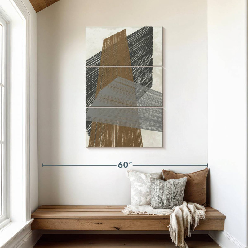 Triangle Stripes I, 45" H x 28" W