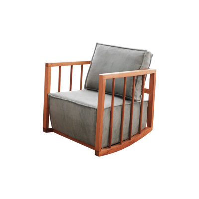 Bina Velvet Wingback Chair