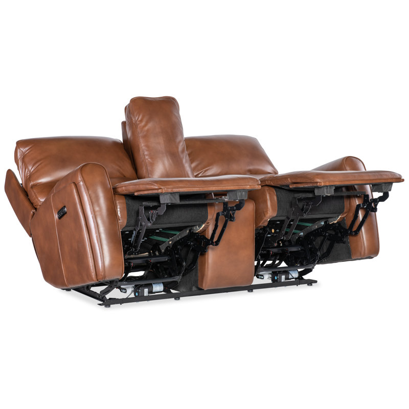 Crosby Leather Loveseat