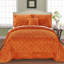 4 Piece Tatami Quilted Faux Fur Set-1610645565-1610645559