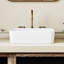 Denbigh 480mm x 370mm  Rectangular White Vitreous China Countertop Bathroom Sink Basin