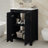24" Single Bathroom Vanity With Ceramic Top