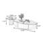Ensemble de tables basses noires en bois manufacturé-129234633