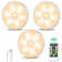 Jamita Motion Sensor, USB Rechargeable, Dimmable, Easy Magnet Mount LED 3.35" Under Cabinet Recessed Light