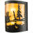 Jakema Steel Flush Mounted Sconce