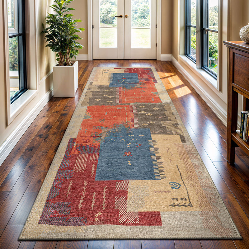 Tapis Koressa avec envers antidérapant, Tapis de couloir 2 pi 2 po x 7 pi