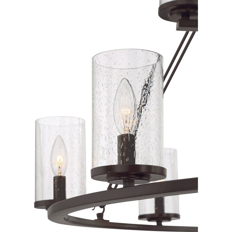 Screven 12 - Light Dimmable Tiered Chandelier