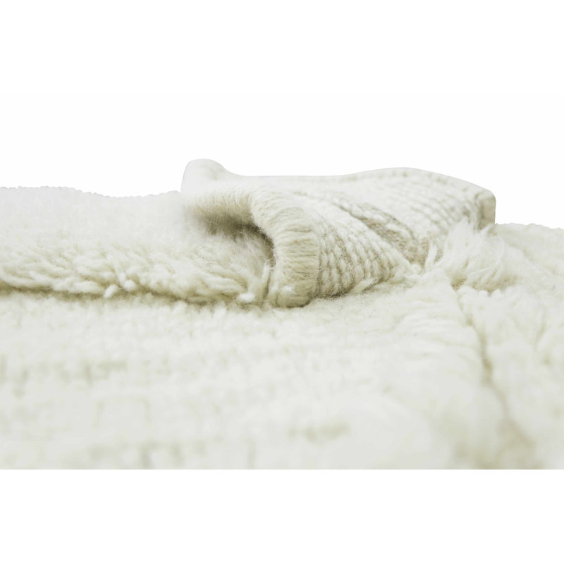 Pink Nose Sheep Hand Woven Shag Wool Area Rug