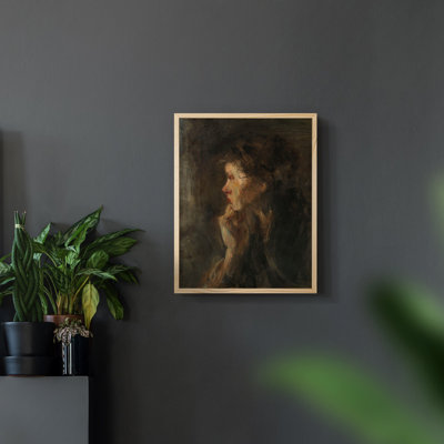 «Vintage Portrait Print CXL» sur papier