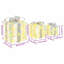 vidaXL Gift Box with 60 LEDs 20 x 20 x 20 cm-429282999