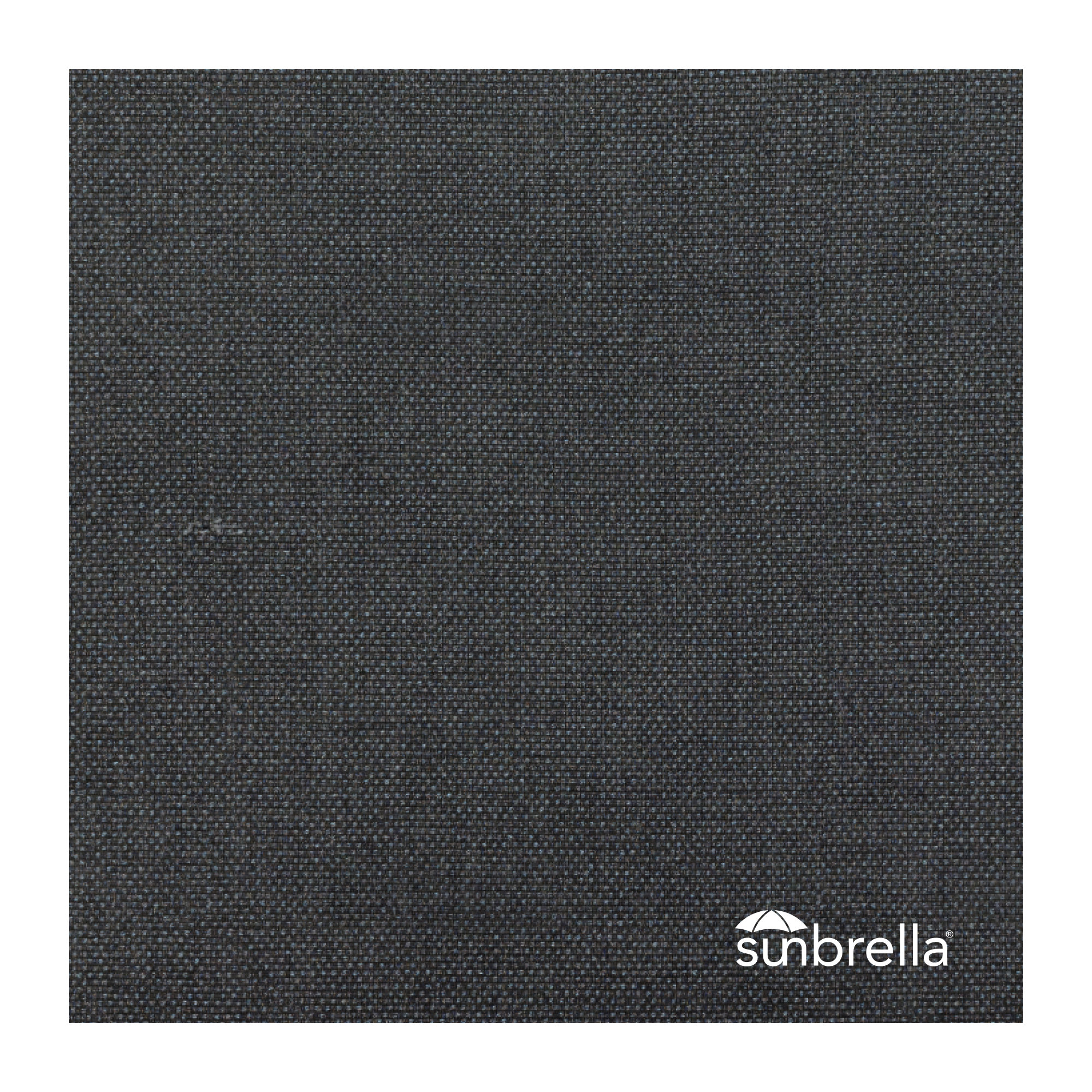 Crosshatch Sunbrella® Indoor/Outdoor Throw Pillow, Charcoal, 20"H x 20"W, Square