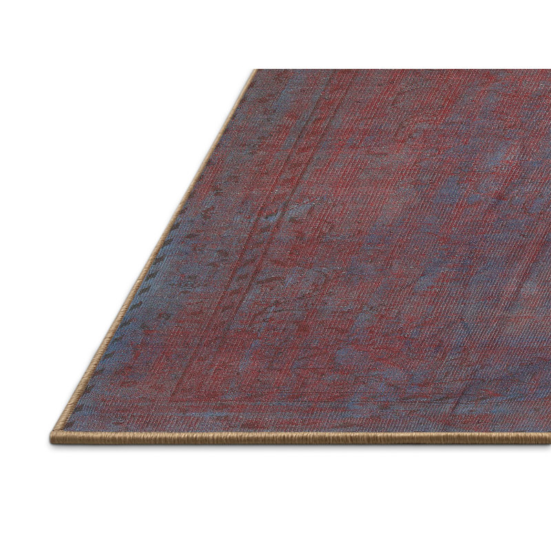 Tapis oriental rouge / brun, Rectangle 5 pi x 7 pi