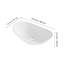 Lavabo vasque en céramique blanc moderne Modern