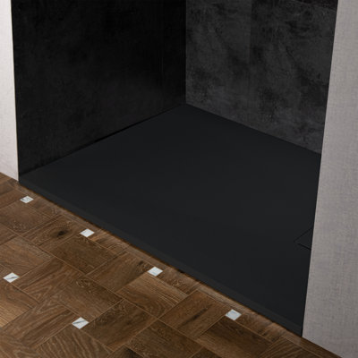 47.25" L X 31.5" W Shower Base With Reversible Drain Placement, Drain Plate And Tile Flange, Wheel Chair Access