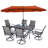 Alyah 6 - Person Patio Dining Set with Rectangular Table-60756116