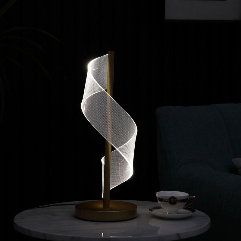 Lampe de table 18 "In Dinamo Modern" S "Wave Swirl