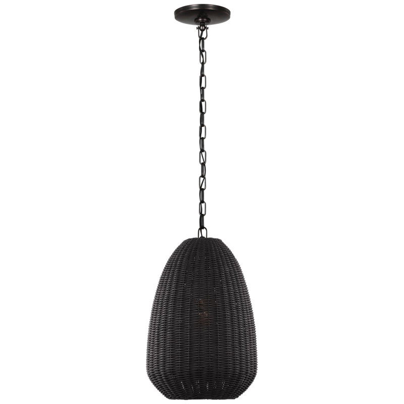 Kokomo Pendant by Chapman & Myers, 122 cm H x 81 cm W, Charcoal, 81 cm H x 122 cm W