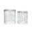 Cadillon Mirrored Glass Tray Top Nesting Tables
