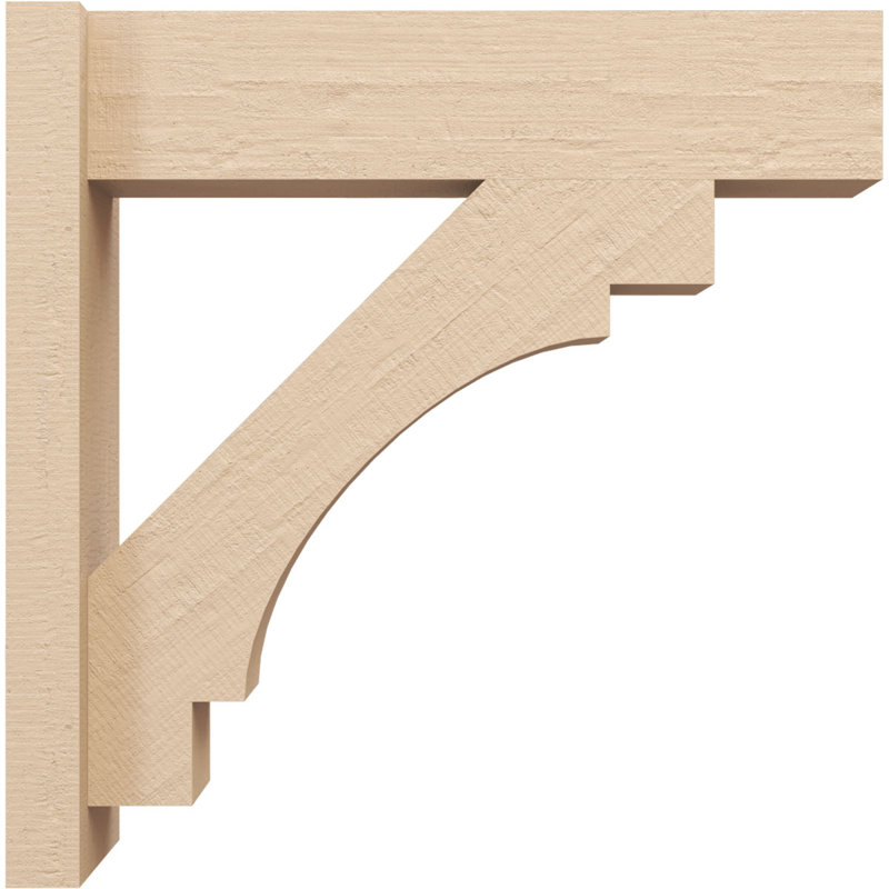 Bois de cèdre brut Merced Block TimberThane Perspector, brun clair, H 32 po x l 6 po x P 26 po