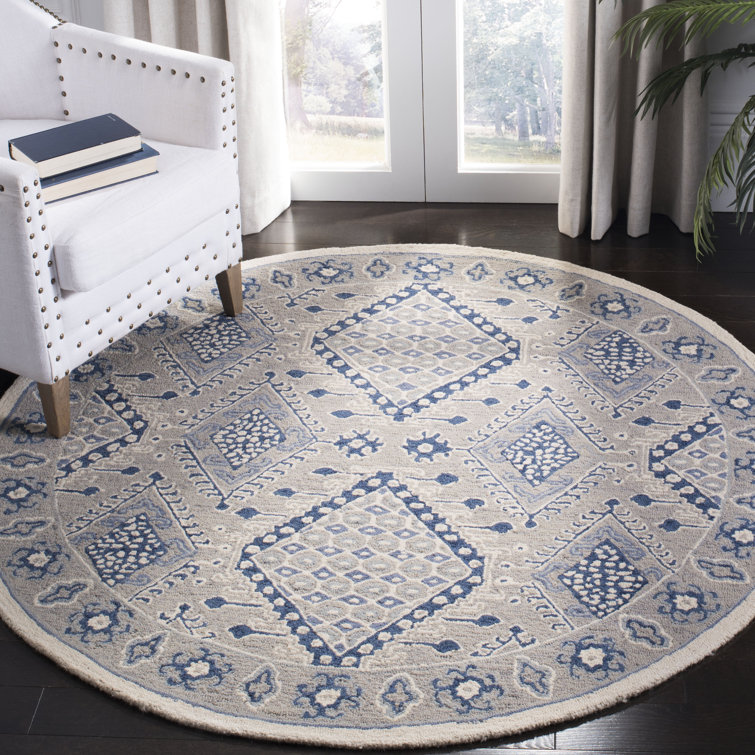 Micro-Loop Hand Tufted Wool Southwestern Rug