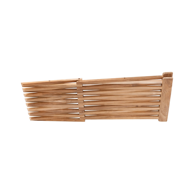 15.7'' W Teak Shower Bench