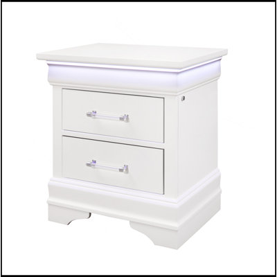 Table de chevet avec DEL