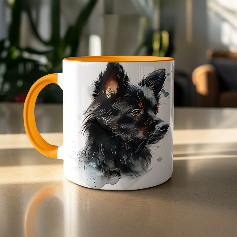 Mug, 4, Orange