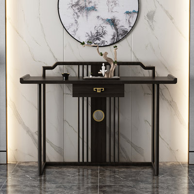 New Chinese-style solid wood console table