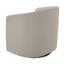 Fauteuil d'appoint pivotant à fonction demi-tonneau - avoine de mer-113286086