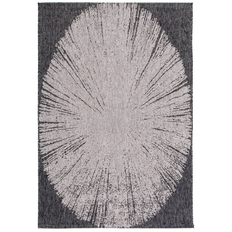 Damine Performance Abstract Indoor/Outdoor Area Rug, Rectangle 5'3" x 7'7"