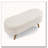 Ottoman Oval Storage Bench,Rubber Wood Legs-1222552662