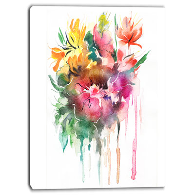 « floral », reproduction d’art sur toile tendue