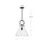 Luminaire suspendu conique à 1 lumière Tiney-88045278-88045280