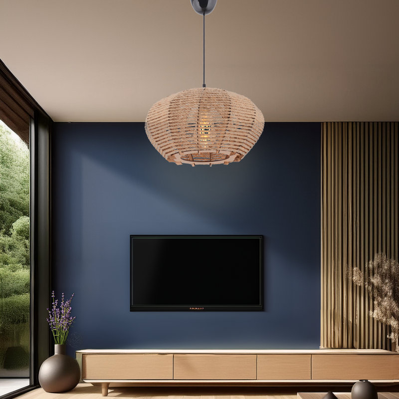Lustre ajustable en bois