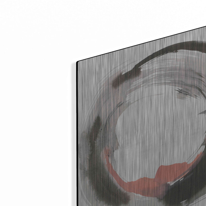 Brayden Studio «Hake Clay IV» par Chris Paschke, art mural en métal, H 12 po x l 12 po