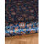 Emanuel Traditional Machine Woven Flatweave Navy and Ivory Area Rug with Non Skid Backing -105512514