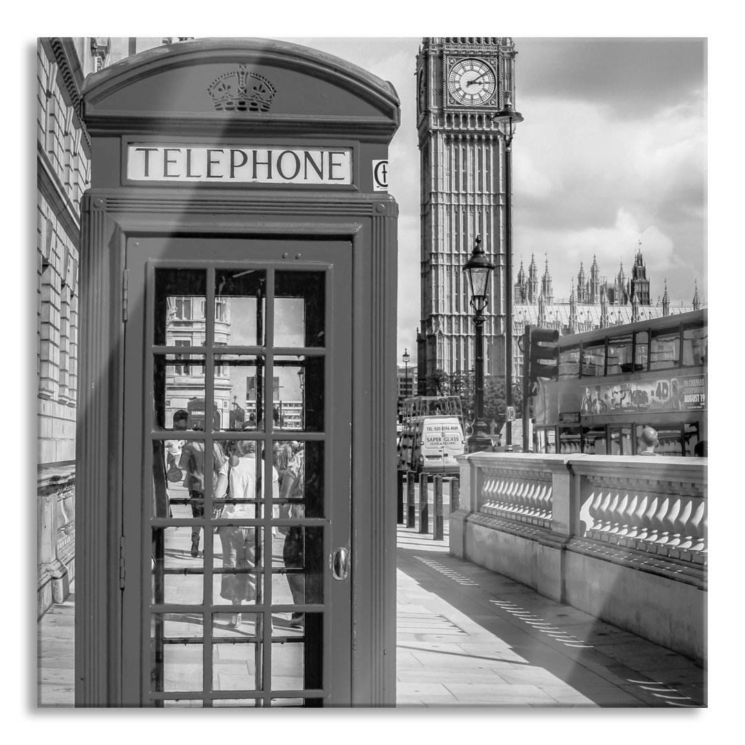 Glasbild Telefonzelle London