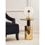 Bhodi Glass Top End Table
