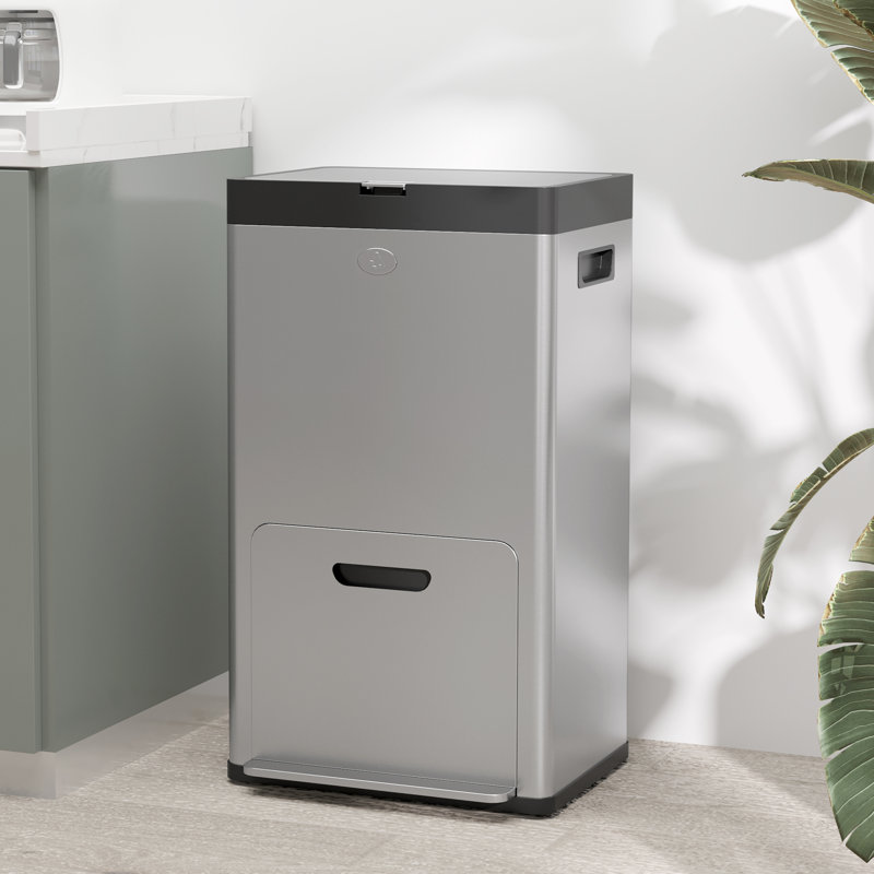 Capus Step On Kitchen Trash Can - 56L
