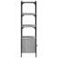 109.5cm H x 41cm W Metal Standard Bookcase-94263183