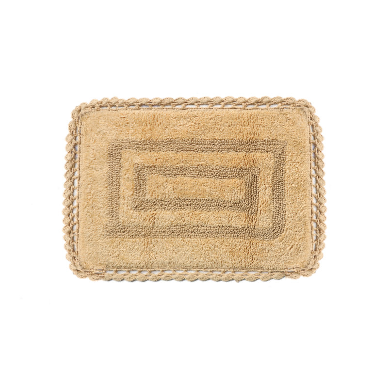 Tapis pour salle de bain Akife, Beige