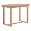 Ensemble de table de salle à manger à hauteur de comptoir 5 pièces avec une table rectangulaire et 4 chaises de salle à manger pour petit espace TopMAX, brun (ancien sku: SP000230AAD)-1004212955